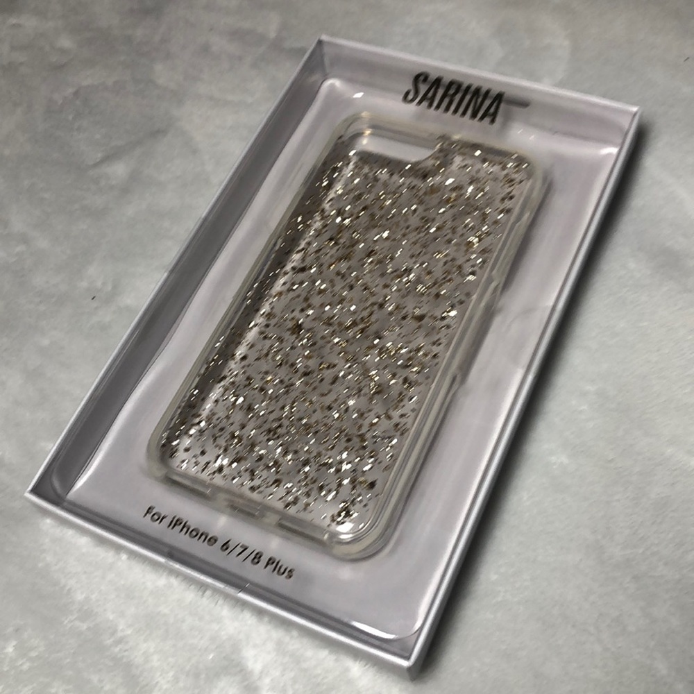 NIB Gold Flake iPhone 6/7/8 Plus Case